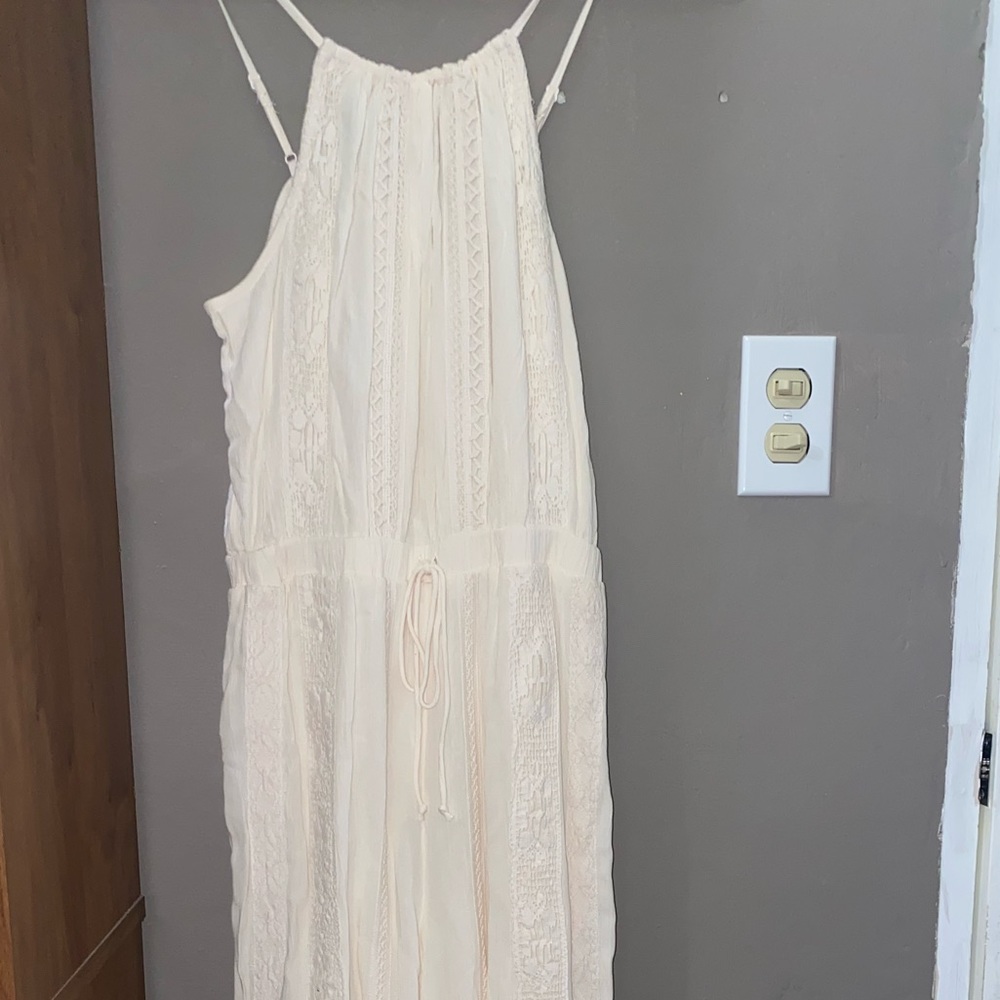 Ivory/White Jumpsuit
